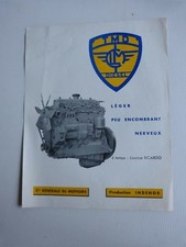 catalogue prospectus  : moteur CLM INDENOR DIESEL type TMD 80 & 85