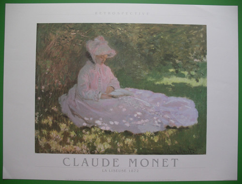 Claude monet liseuse 1872 - claude, la