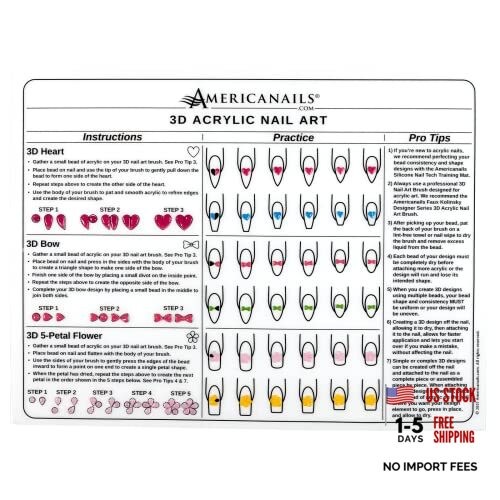 Americanails acrylic nail - 3d,