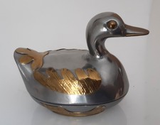  BOITE CANARD METAL DECOR LAITON
