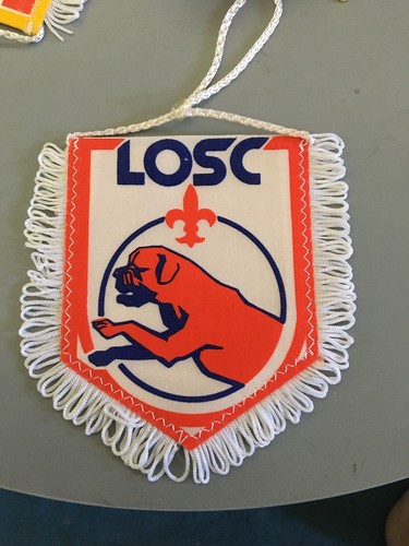 Ancien fanion foot losc - fanion,