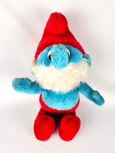 Peluche grand schtroumpf - peluche,