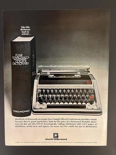 Olivetti underwood typewriter - olivetti,