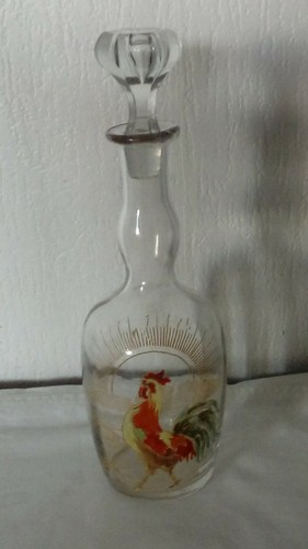 Carafe verre emaille - en, decor