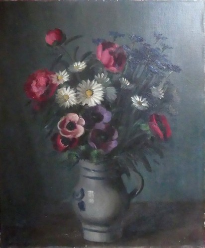 Tableau ancien olive tamari - tableau,