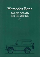 Catalogue Brochure Mercedes G