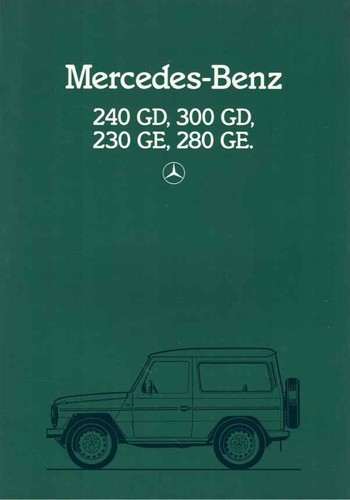 Catalogue brochure mercedes - brochure,