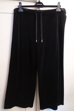 SONIA RYKIEL PARIS Pantalon Jogger Velours satiné  NOIR Taille XL