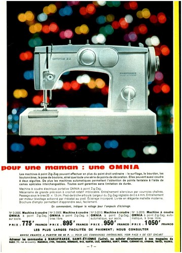 Publicité ancienne machine - , à