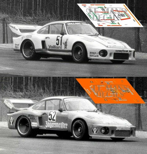 Décal porsche 935 zolder 1977 - zolder,