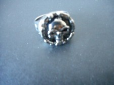 bague chevaliere skull biker