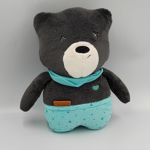 Doudou ours noir - bleu, myhummy