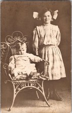 Carte Postale RPPC Enfant