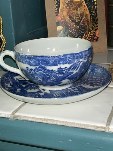 Tasse thé ancienne en - tasse, à