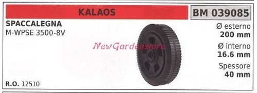 Roue kalaos fendeuse - roue,