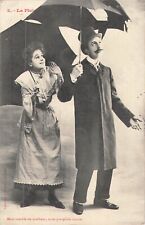 CP BERGERET LA PLUIE - 3 - COUPLE PARAPLUIE - 25595