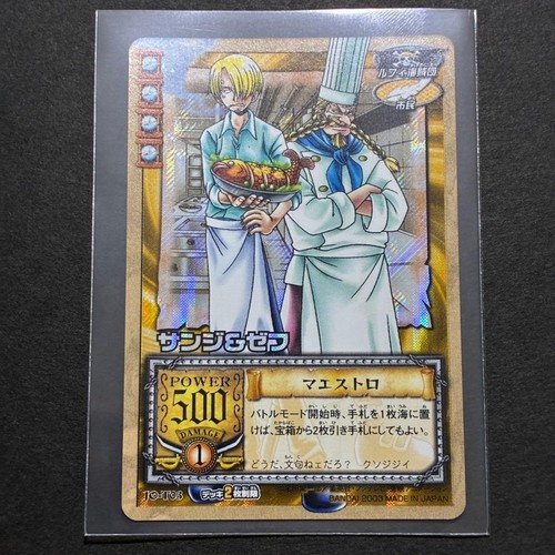 Carte one piece sanji - &, zeff
