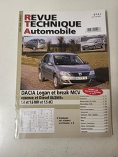Revue Technique Dacia Logan Et Break Mcv 1.4 1.6 MPI 1.5 Dci
