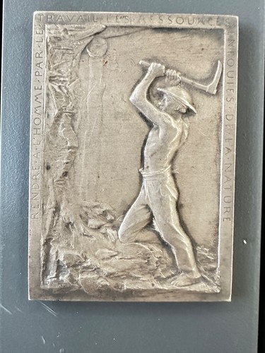 Médaille bronze argenté - médaille,