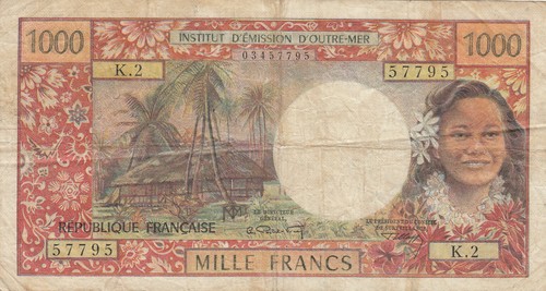 Nle calédonie 1000 francs - nle,