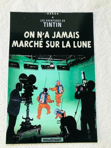 Carte postale 15x10 tintin - carte,