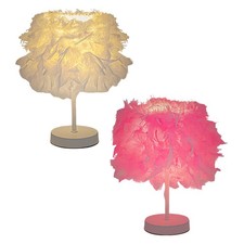 Moderne plumes lampe de table