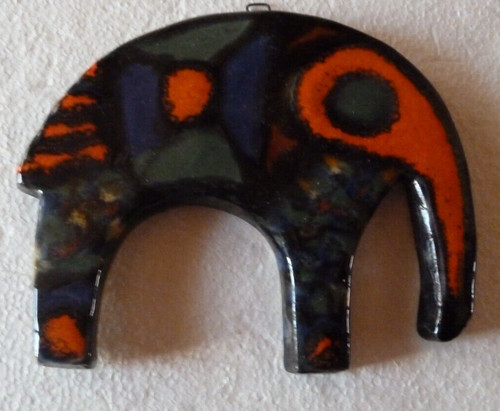 éléphant cubiste faïence - éléphant,