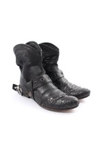 ELISANERO Santiag Dames Bottines T EU 37,5 noir style décontracté