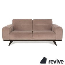 Sofa Natuzzi Audacia En Tissu Marron Deux Places