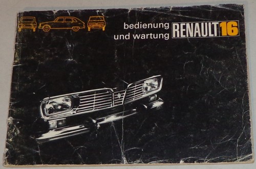 Operating manual renault - operating,
