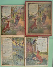 ancien PUZZLE en bois - lot de
