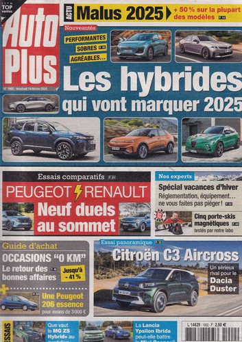 Auto plus 1902 hybrides - n°1902,
