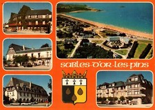 Sables d'Or les Pins - Carte multivues avec blason