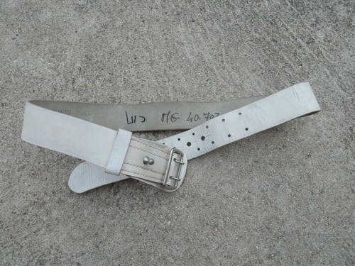 Aviation ceinturon cuir blanc - aviation,