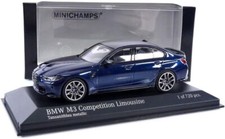 BMW M3 Compétition Berline 2020 Bleu Tanzanite MINICHAMPS 410020201 1:43 G20