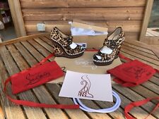 Louboutin Espadrille Shoes Rock And Gold Size 37 / US 5,5/ UK 4