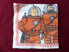 Hergé - TINTIN -Tifany - Serviettes collectors, on a marché sur la lune