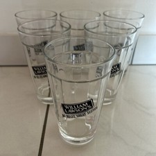 6 verres à whisky William lawson's