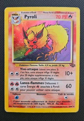 Carte pokémon pyroli - carte,
