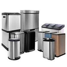 Poubelle Jusqu'À 72 Litre en Acier Inoxydable Mülltrennsystem pour Cuisine