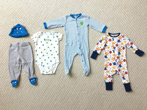 Lot monster themed baby - lot,