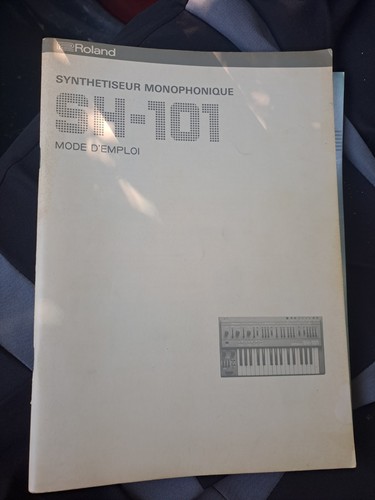 Mode emploi roland 101 - d'emploi, sh-101
