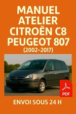 Manuel Atelier CITROEN/PEUGEOT C8/807 (2002 à 2017) Rev. Technique RTA 669.2 CD