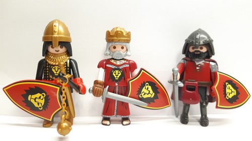 Playmobil chevalier cœur - 3x,