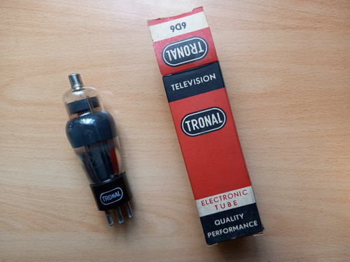 Tronal 6d6 tube - 6d6, (pentode)