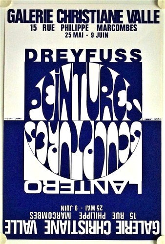 Affiche dreyfuss lantero - dreyfuss,
