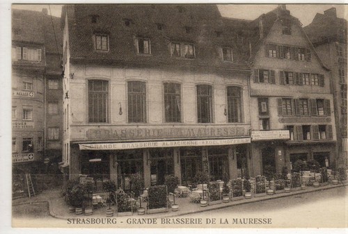 Cpa strasbourg café restau - cpa,