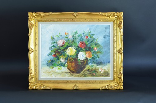 Tableau ancien bouquet - ancien,