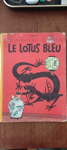 Tintin lotus bleu - b10,