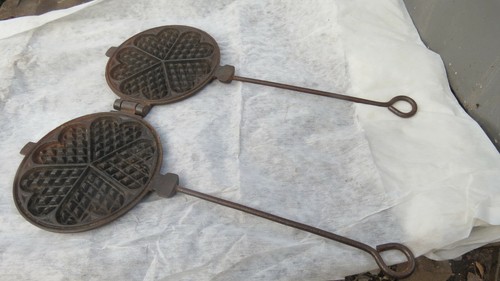 Ancien gaufrier fonte - gaufrier, en